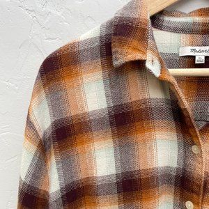 NWOT Madewell Plaid Flannel Shirt - Size XL